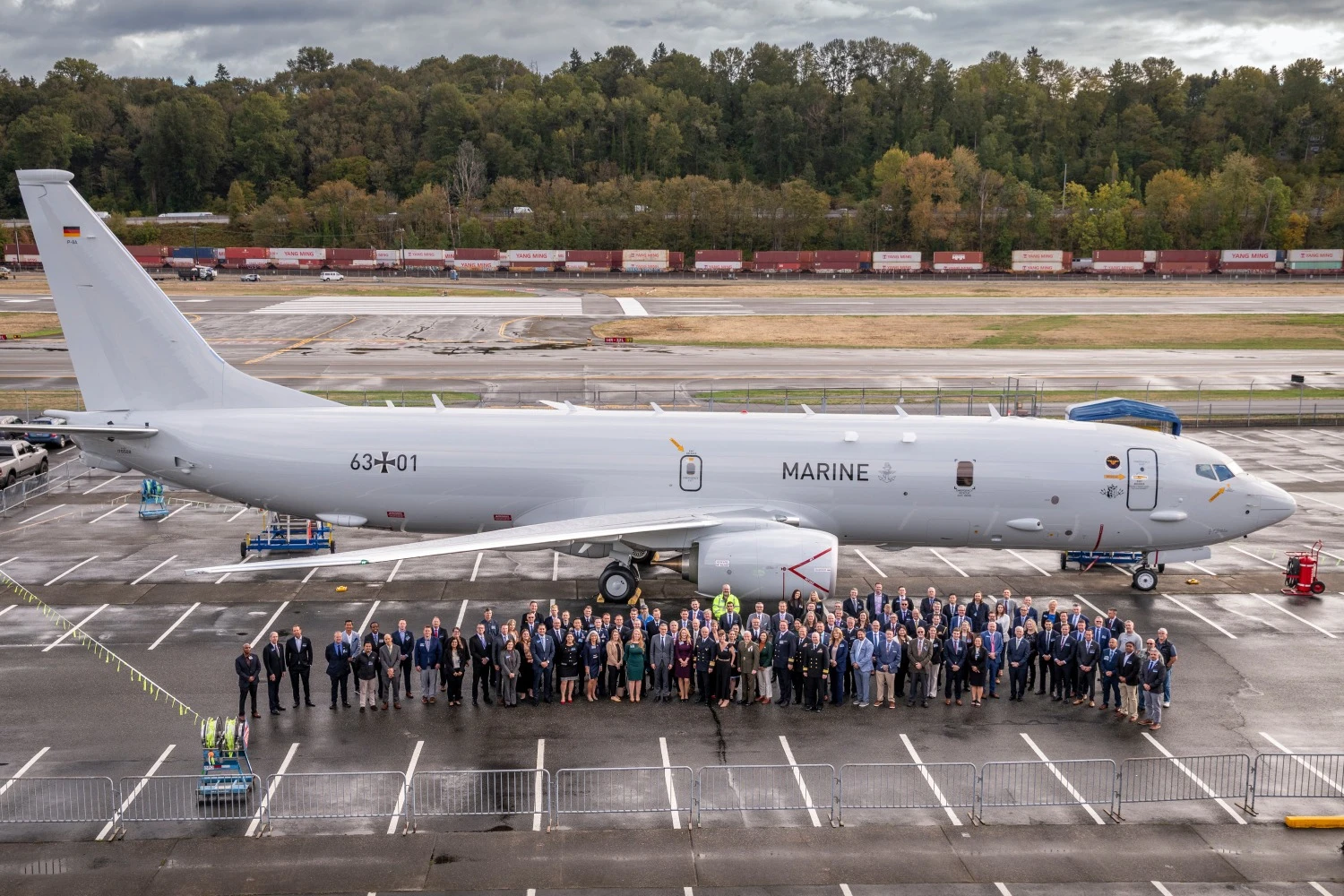 Alemanha recebe primeiro Boeing P-8A Poseidon para vigilância marítima