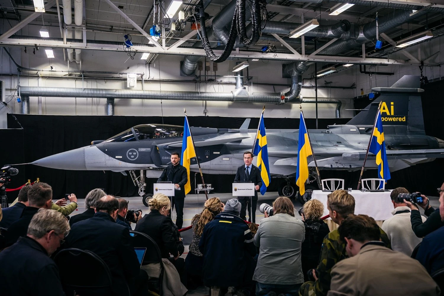 Saab poderia fabricar o Gripen no Canadá para atender pedido da Ucrânia