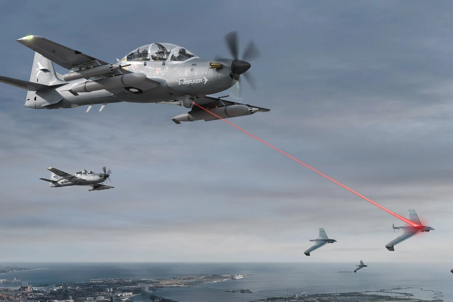 Embraer amplia funções do A-29 Super Tucano para combater drones