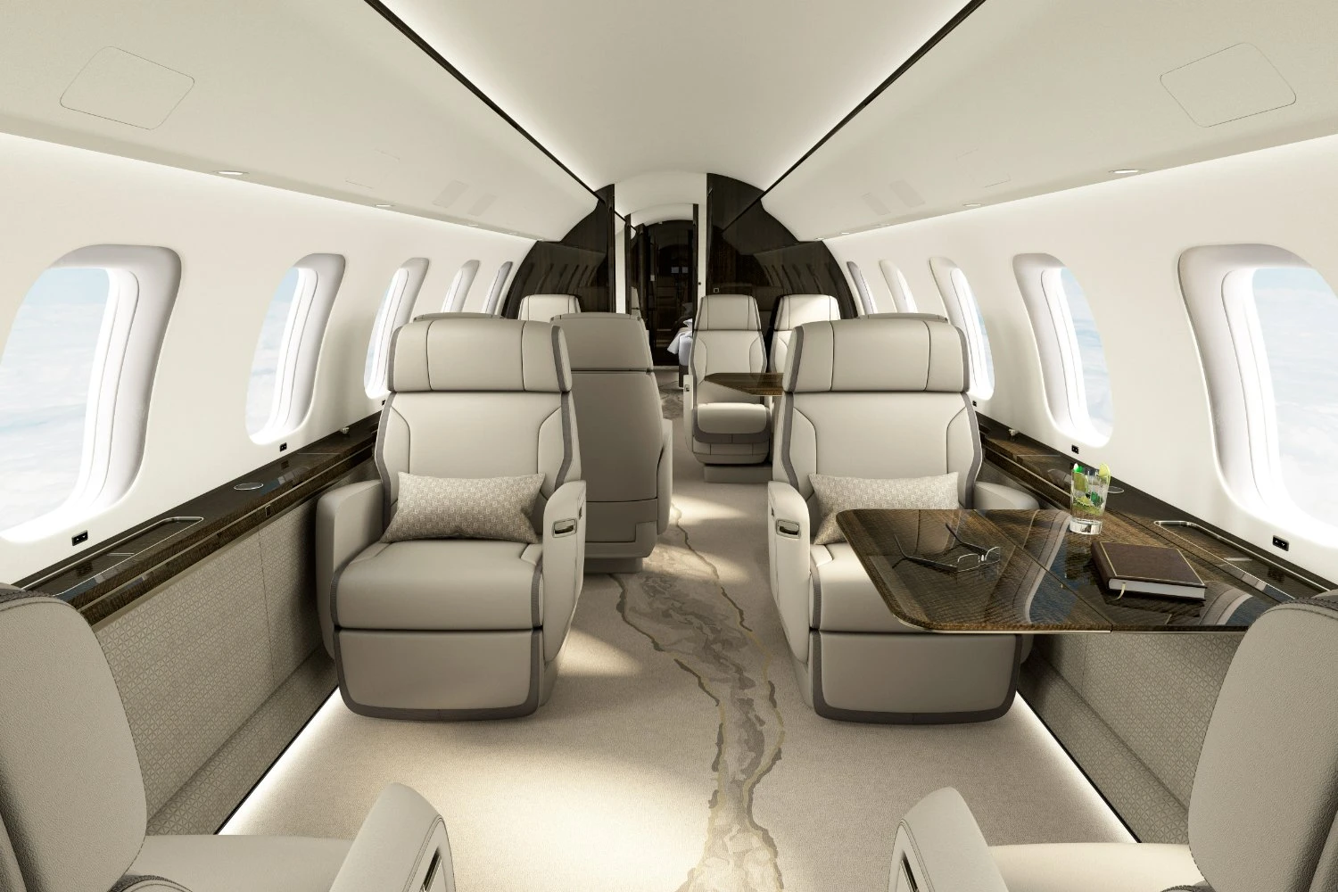 Cabine do Global 8000 (Bombardier)