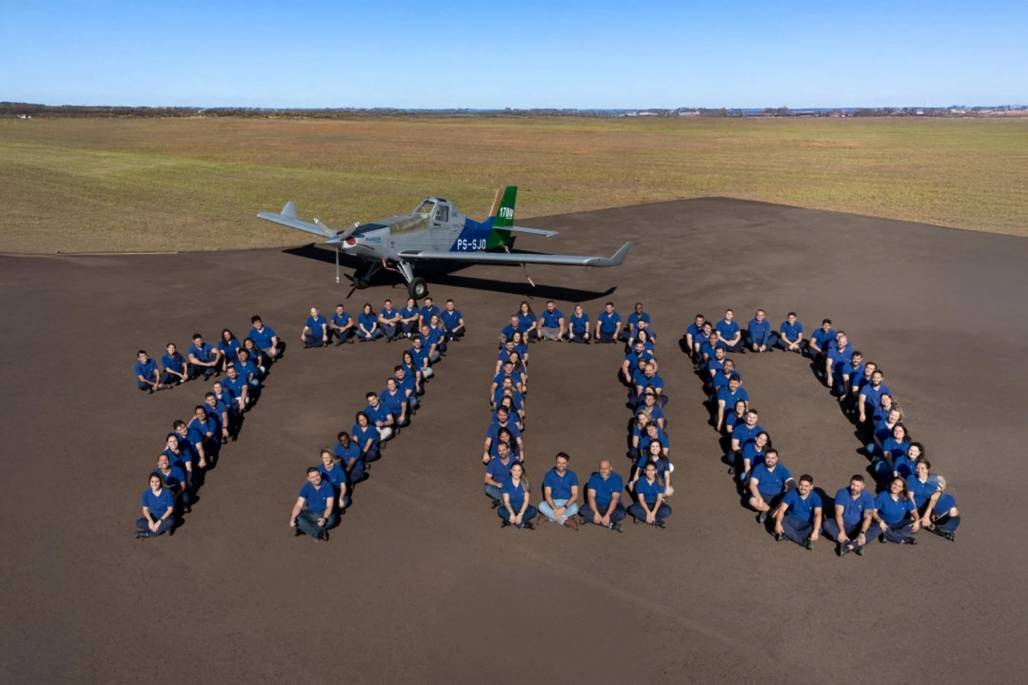 Embraer entrega 1.700º avião agrícola Ipanema