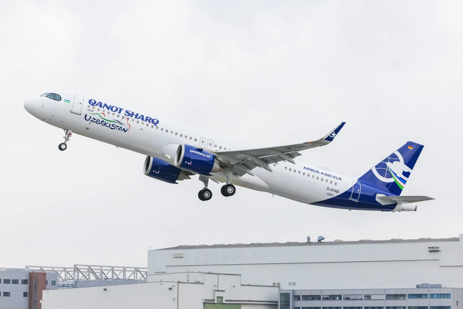 Qanot Sharq recebe primeiro Airbus A321XLR da Ásia Central
