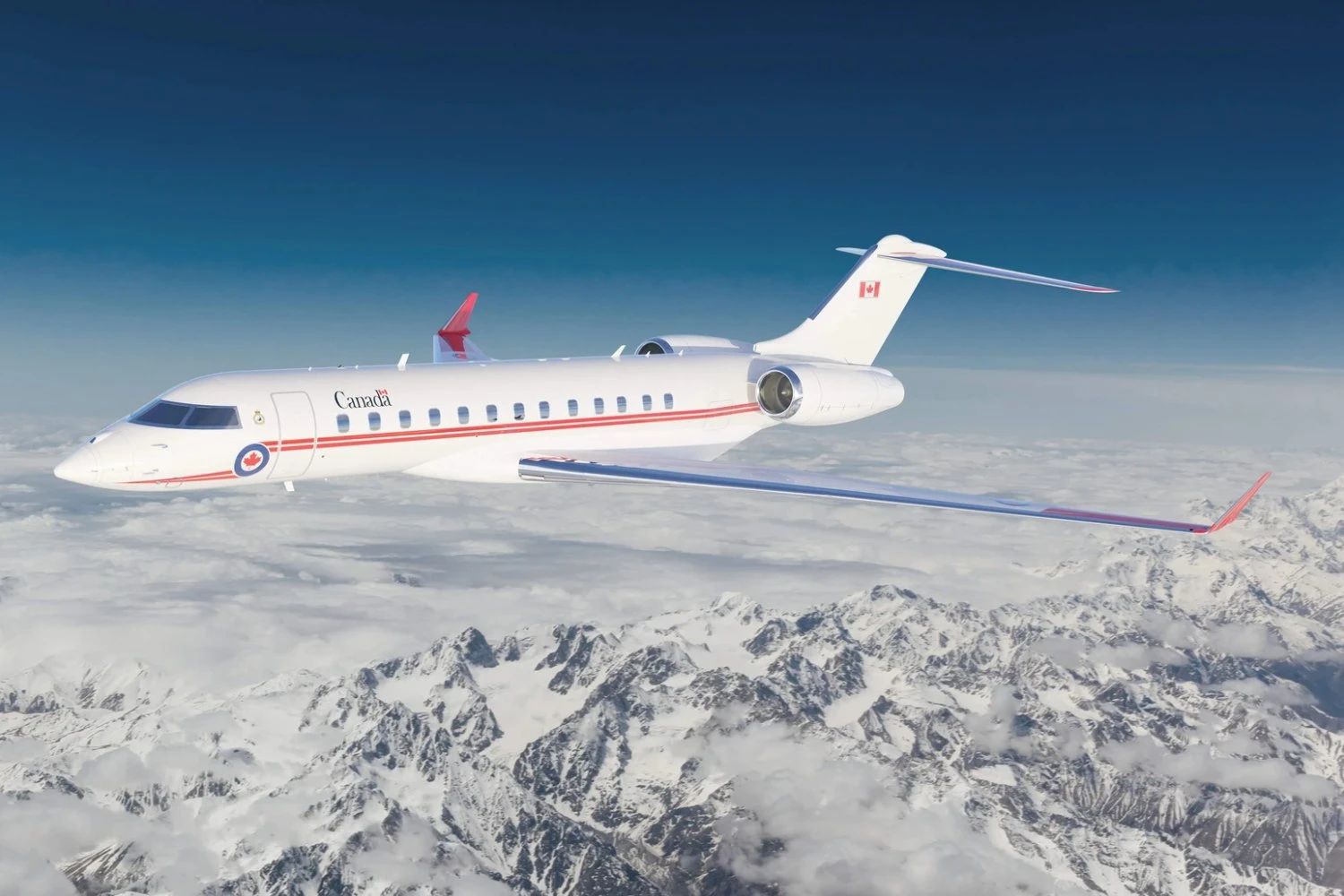 Canadá adquire seis jatos Bombardier Global 6500 para uso militar