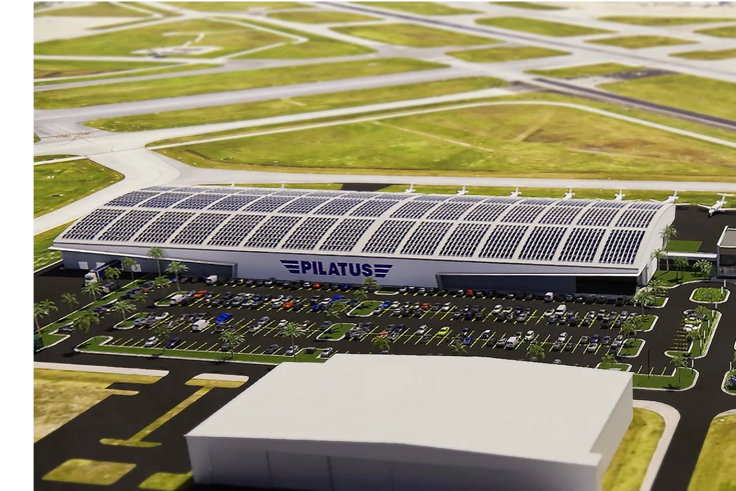 Fabricante suíça rival da Embraer começa a futura fábrica vizinha na Flórida