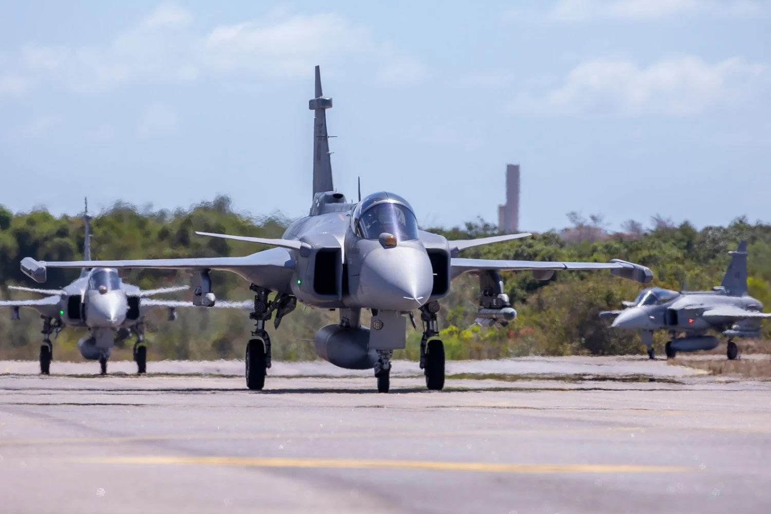 Primeiro Gripen montado no Brasil deve ser apresentado em 25 de março