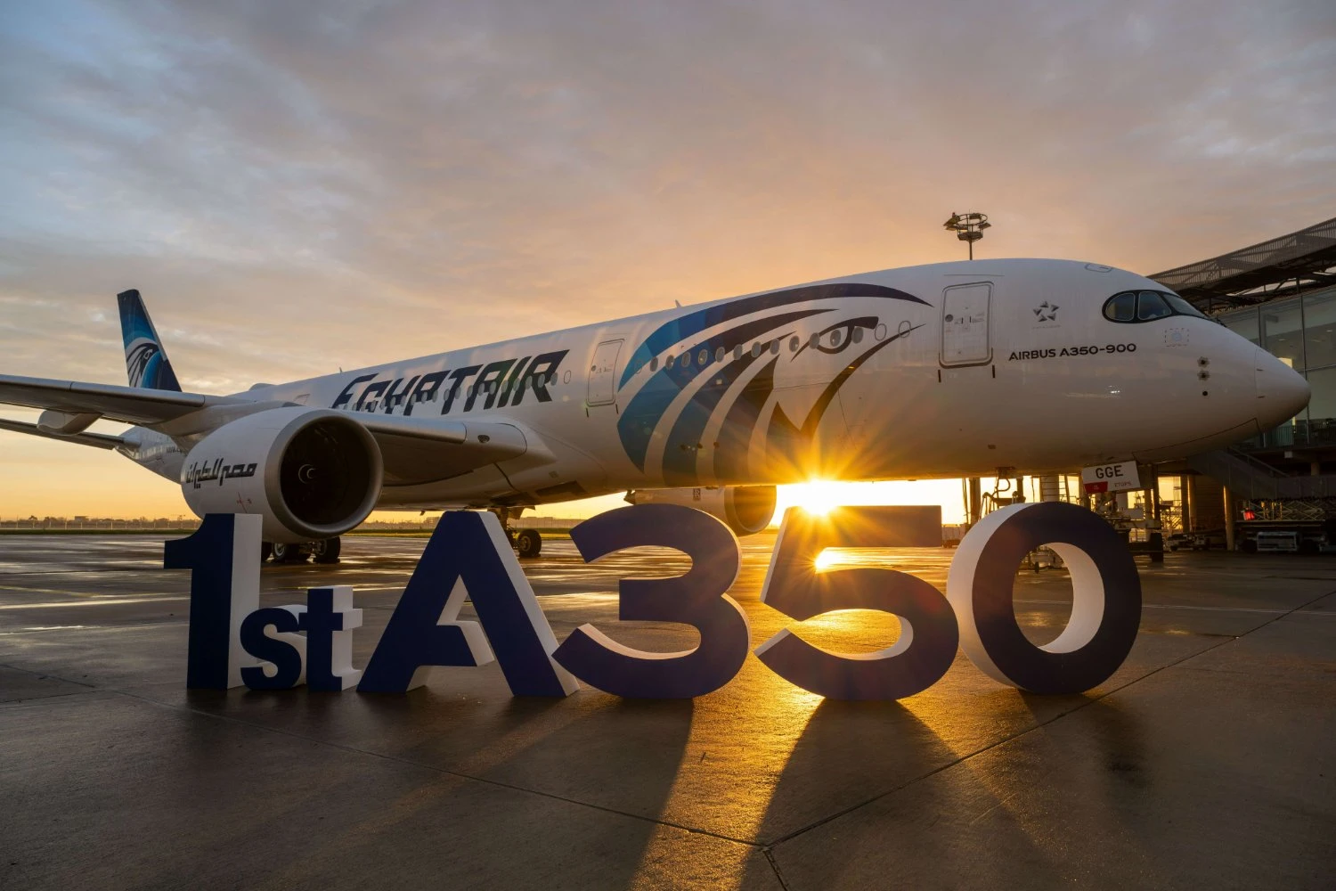 EgyptAir recebe primeiro Airbus A350-900