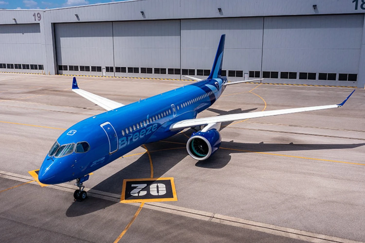 Irmã da Azul nos EUA recebeu três novos Airbus A220