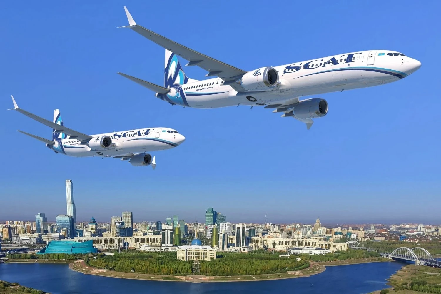 SCAT Airlines encomenda mais cinco Boeing 737-9
