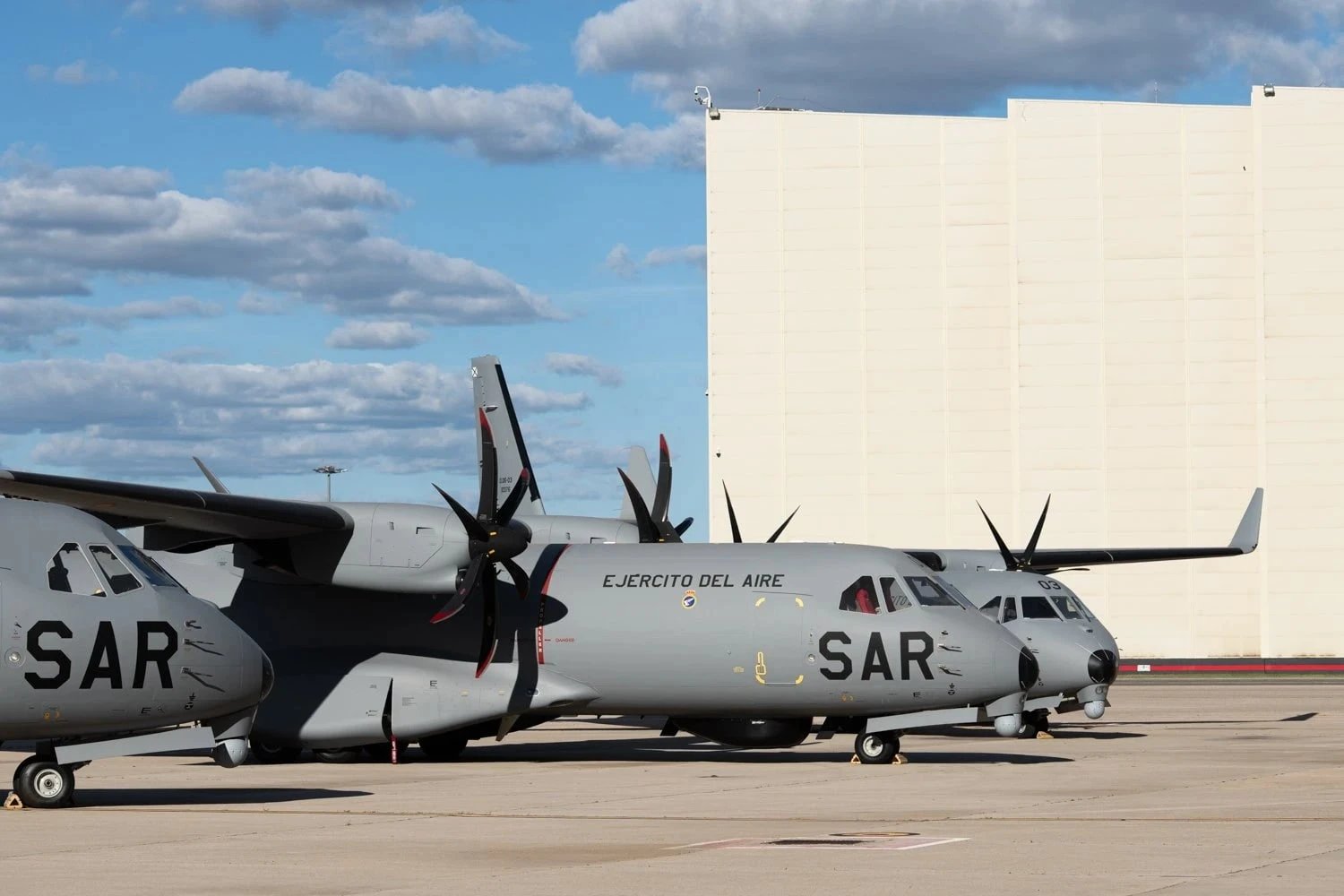 Airbus revela os três primeiros turboélices C295W MSA da Espanha