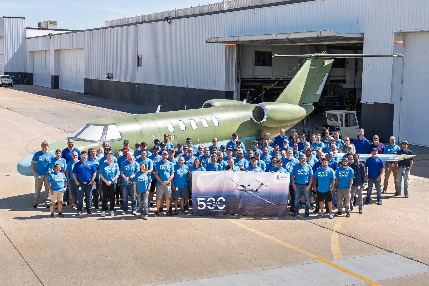 Textron produz o 500º jato Citation CJ4, rival do Embraer Phenom