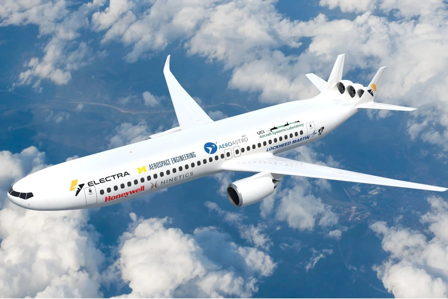 Electra apresenta conceito de avião híbrido-elétrico para mais de 100 passageiros