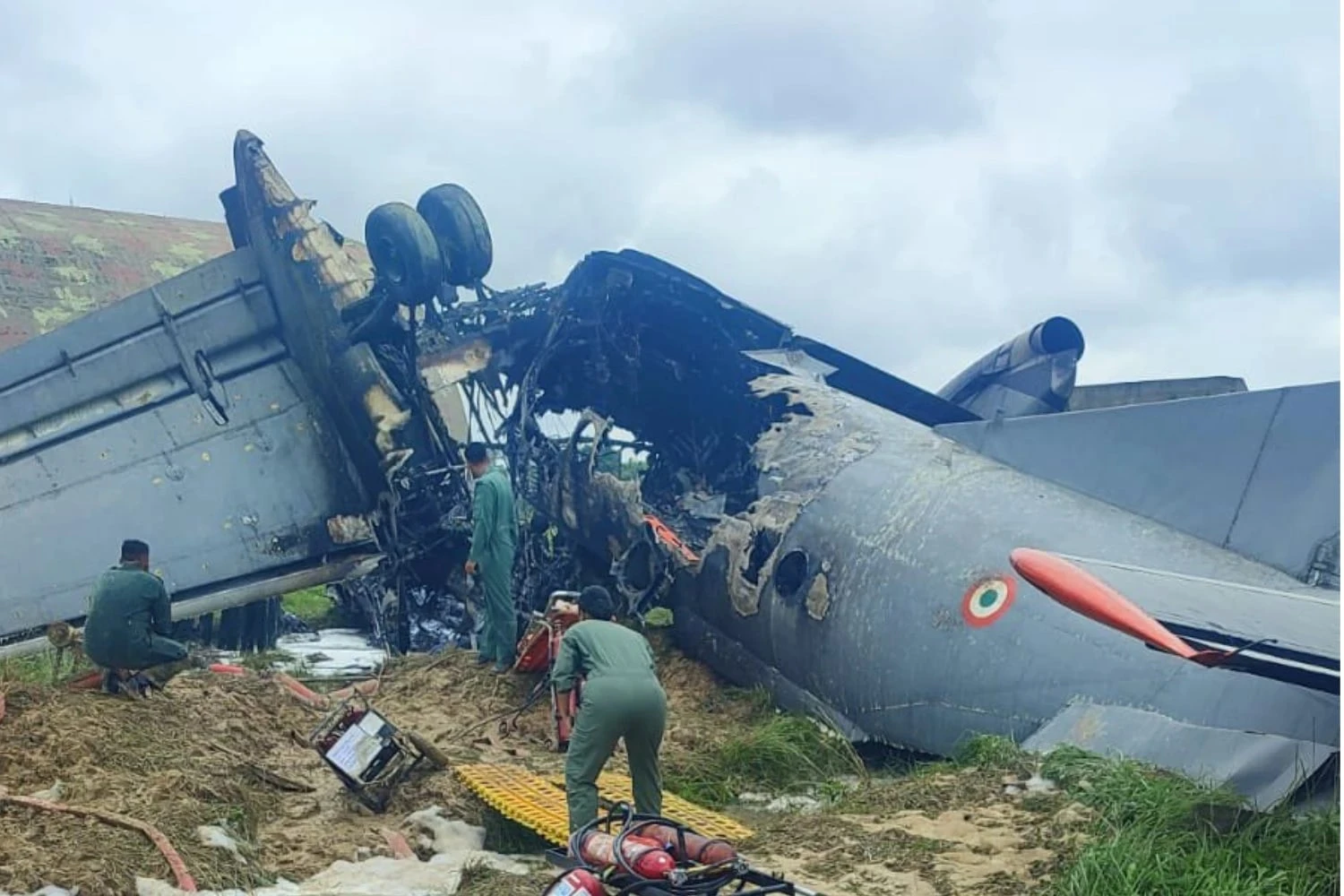 Força Aérea Indiana An-32 caiu em 13 de junho (Social media)